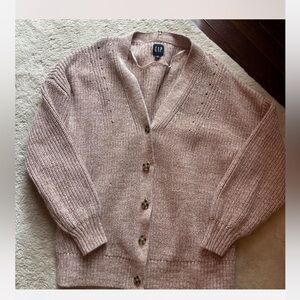 GAP Women's Tan Cardigan Sweater